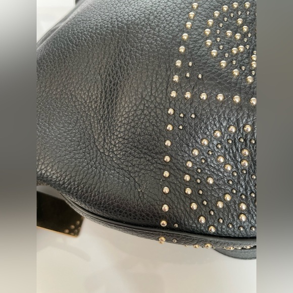 Coach Black Mini Studs Mini Duffle Bag - Picture 5 of 13